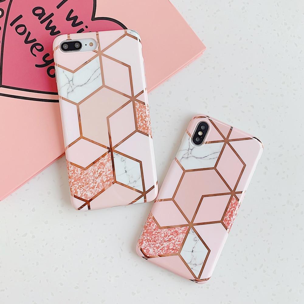 Pink Marble Case-xinru