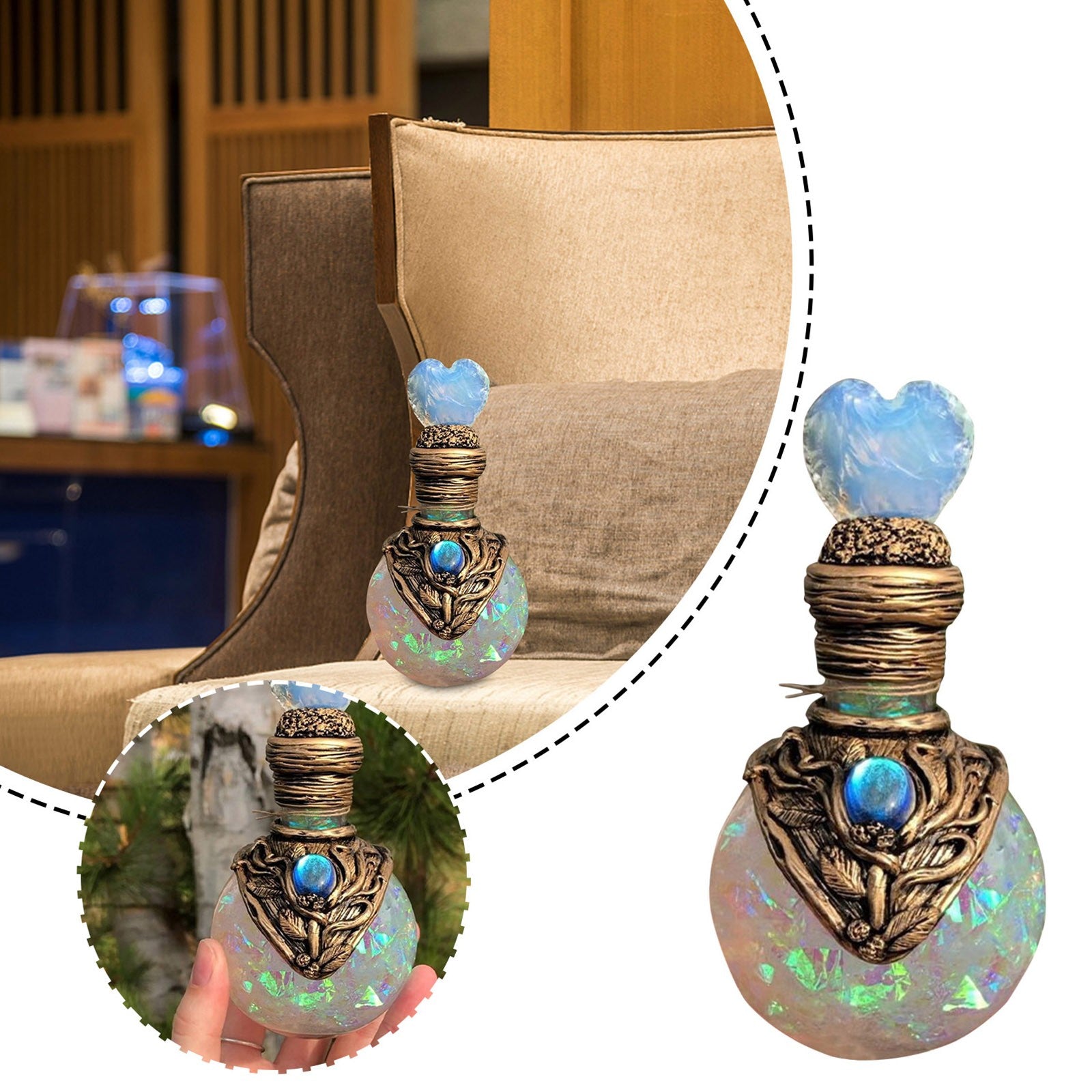 Moon Magic Potion Mermaid Aura Magic Potion Antidote Bottle-xinru