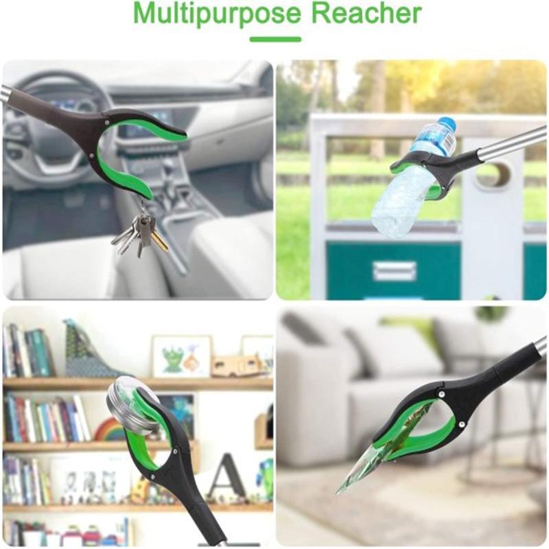 Heavy Duty Grabber Reacher Tool 19" Foldable Pick Up Stick Hand Grip-xinru