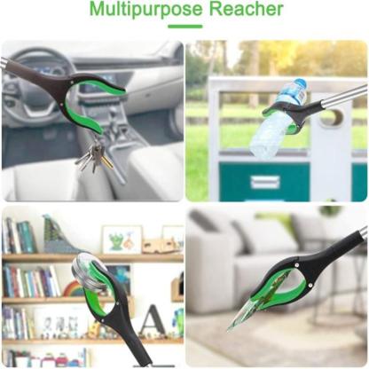 Heavy Duty Grabber Reacher Tool 19" Foldable Pick Up Stick Hand Grip-xinru