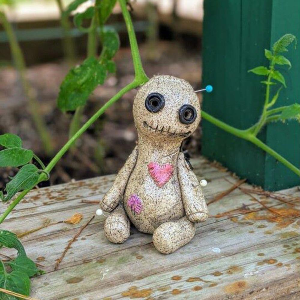 Voodoo Doll Down Flow Draft Incense Burner-xinru