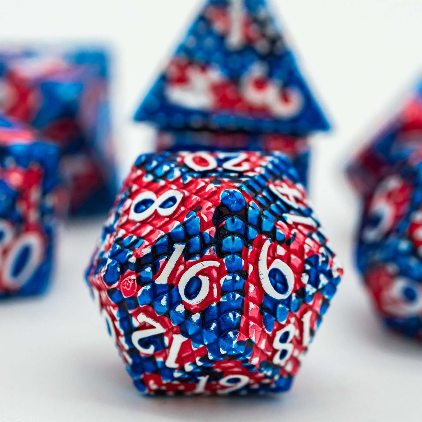 Dragon Scales Metal Dice Set  DND Tabletop Gaming-xinru
