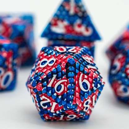Dragon Scales Metal Dice Set  DND Tabletop Gaming-xinru