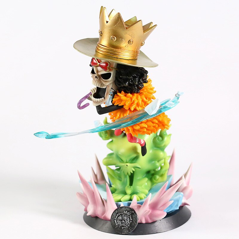 Anime One Piece Brook Figure Collectible Model Toy-xinru