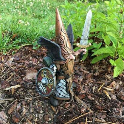 Fighting Garden Gnome Statue Guard Your Garden-xinru