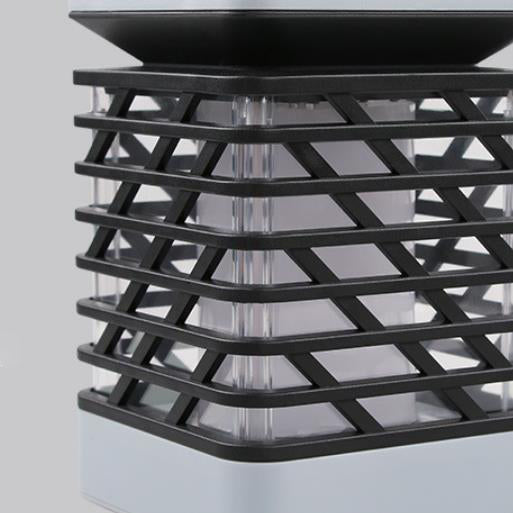 Solar Flame Torch Light Square LED Garden Lawn Decorative Hanging Light-xinru