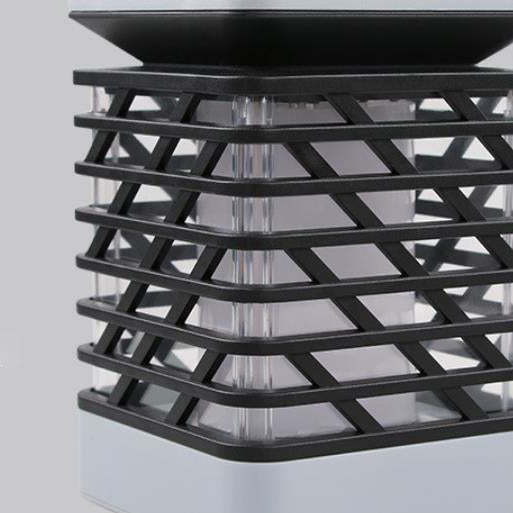 Solar Flame Torch Light Square LED Garden Lawn Decorative Hanging Light-xinru