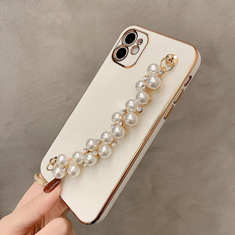 Luxury Pearl Chain Case-xinru