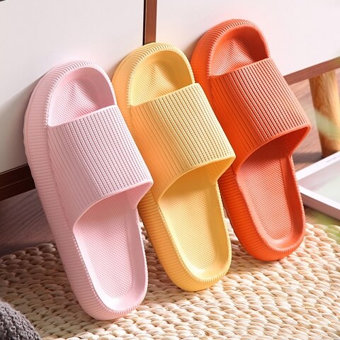Cloud Slides™ Unisex House Slippers With Arch Support are comfortable pliable shoes. Your feet do not slide around when sweaty or wet. Casual style perfects for all season and occasions, home slippers, house shoes, bathroom, living room, swimming pool, beach, SPA, public showers, steam rooms, camps, hotel locker rooms etc.