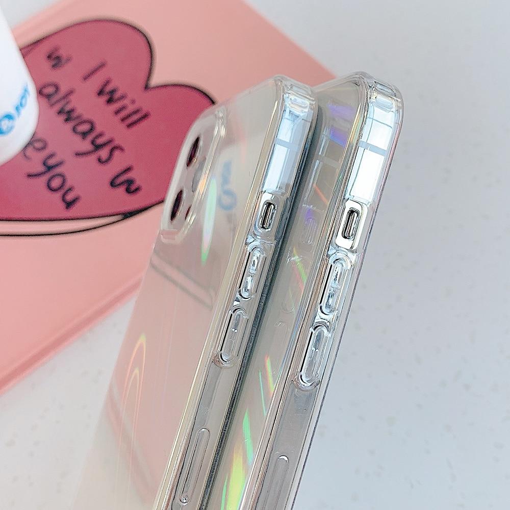 Aurora Rainbow Clear Case-xinru