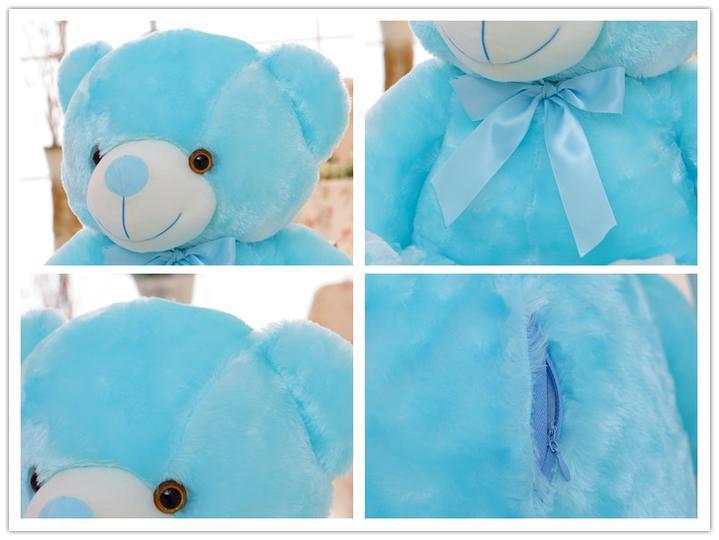 Glow Bear LED Light Up Plush 3D Stuffed Animal-xinru