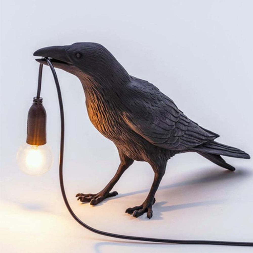 Auspicious Bird Raven Standing Table Lamp-xinru