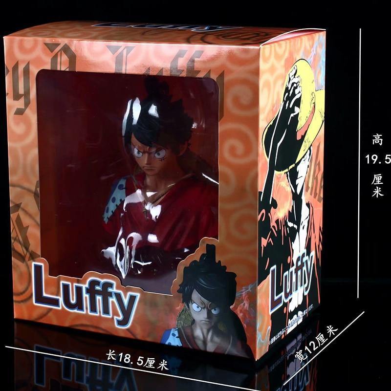 One Piece Luffy Zoro Sanji  Head Bust Portrait Pvc Figure Model Toys-xinru