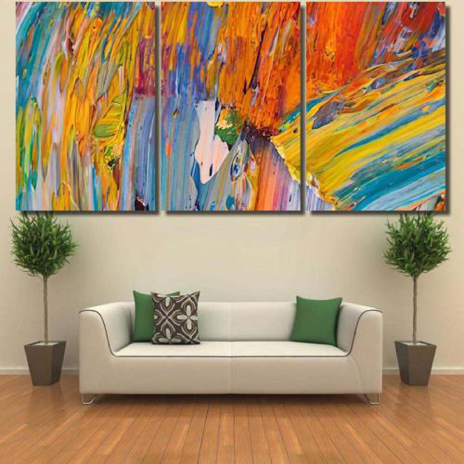 Bright Juicy Multicolored Abstract Their Mixing-xinru shop