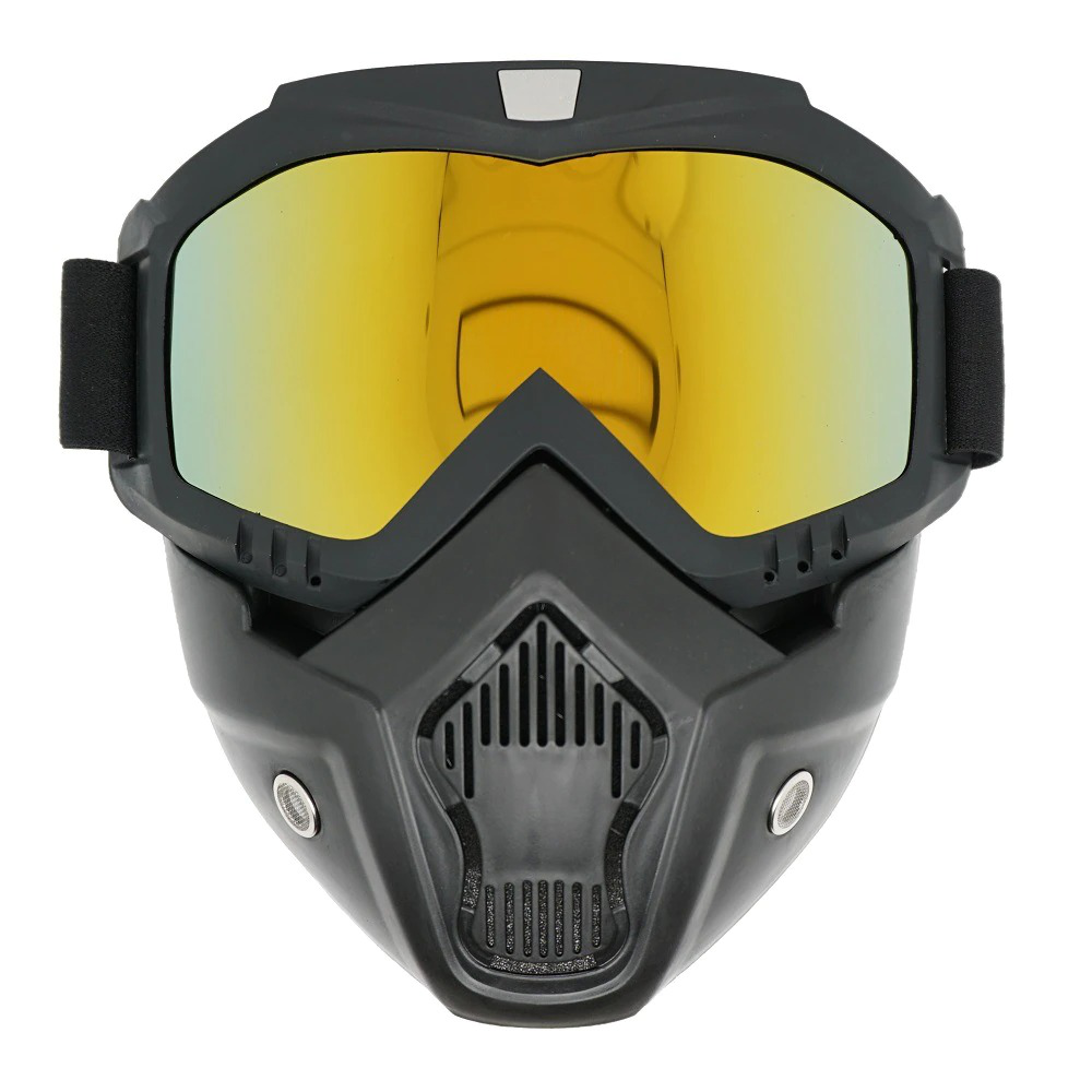 Motorcycle Detachable Mask Anti-UV Off Road Helmet Goggles-xinru