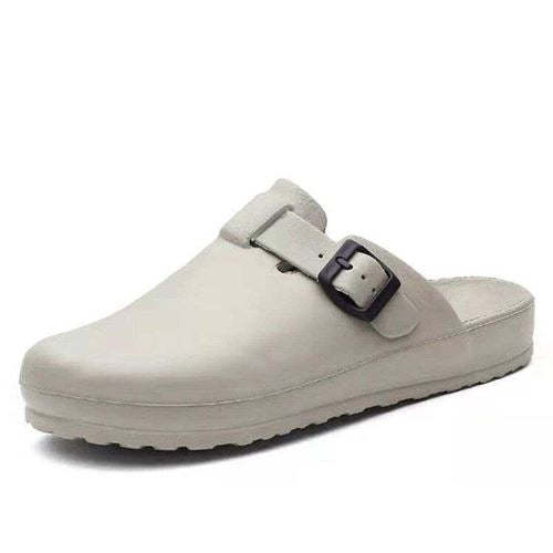 Arch-Support Mules Slip On Backless Slippers-xinru shop