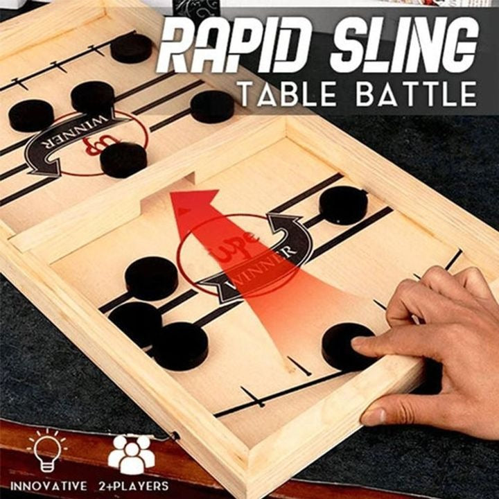 Desktop Games Bouncing Chess Hockey Game Slingshot Board Game-xinru
