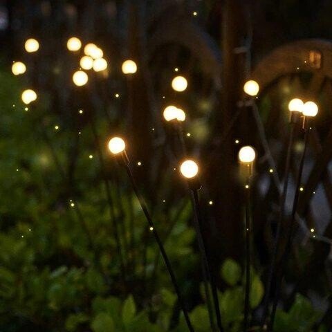 Starburst Swing Light Solar  Garden Decoration Color Changing Light-xinru