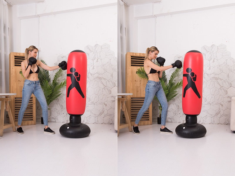 Fitness Inflatable Vertical Boxing Column Thickened 1.6 Meters High-xinru shop