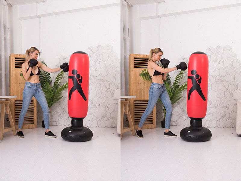Fitness Inflatable Vertical Boxing Column Thickened 1.6 Meters High-xinru shop