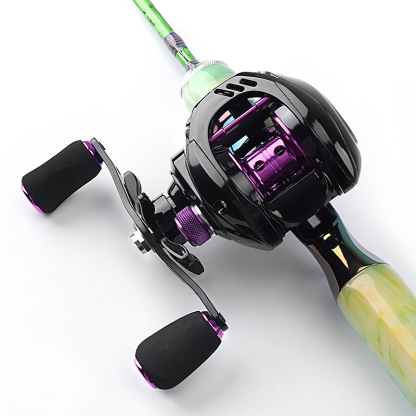 Throw Magnetic Brake Raft Fishing Metal Fishing Reel-xinru shop