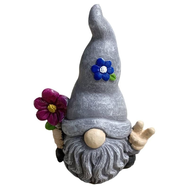 Miniature Magic Garden Gnome Resin Statue Collectible Figurines-xinru