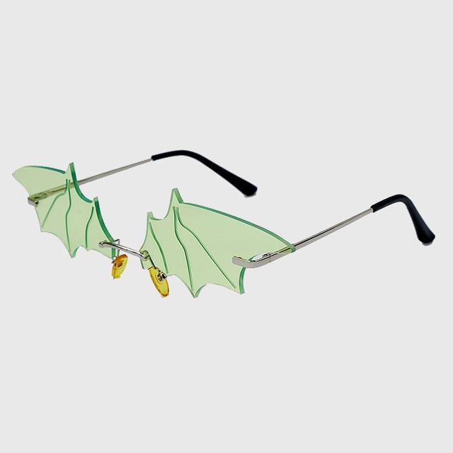 Fashion Bat Small Frame Antiblue Uv Protection Sunglasses-xinru