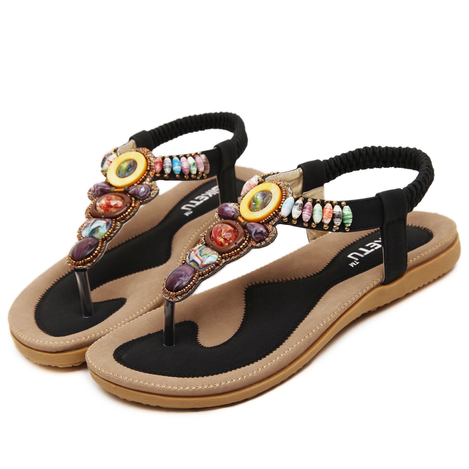 Women Casual Outdoor Plus Size Sandals Waterproo SliP On Round Female Slippers-xinru