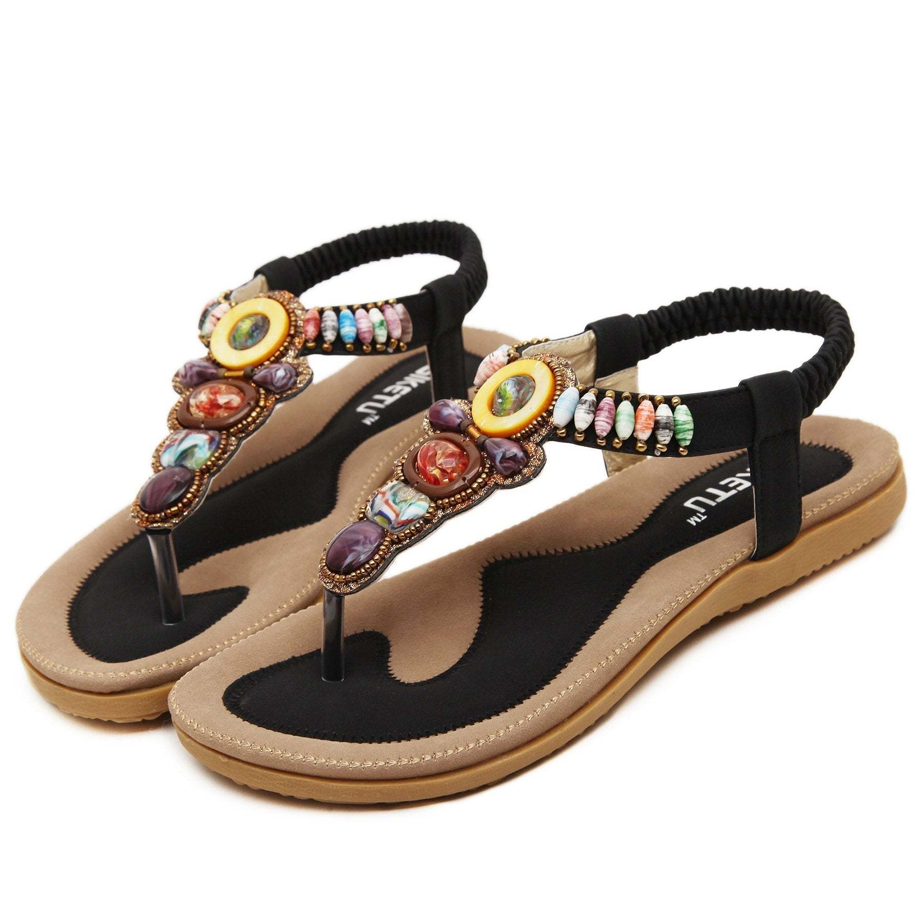 Women Casual Outdoor Plus Size Sandals Waterproo SliP On Round Female Slippers-xinru