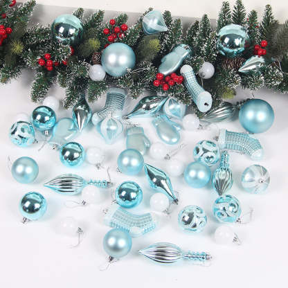 Nostalgic Painted Christmas Tree Ornaments, Set of 27-xinru shop