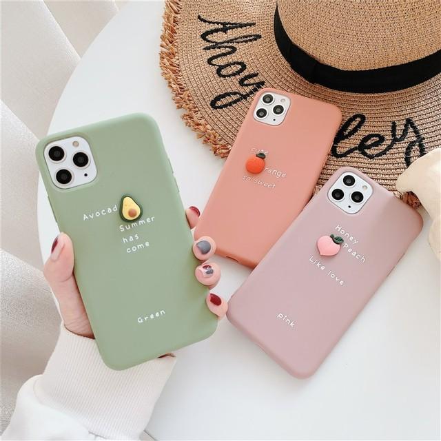 3D Fruit & Quotes Case-xinru