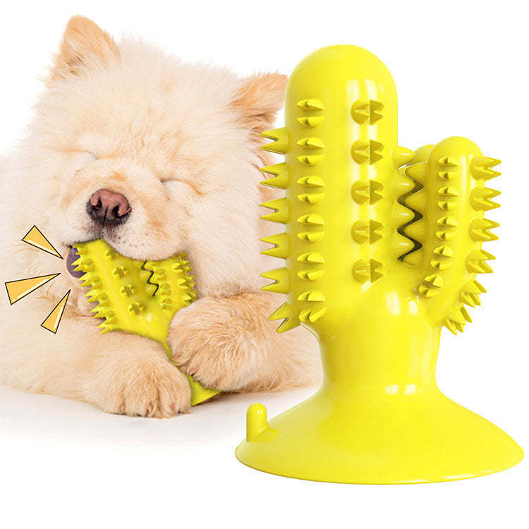 Cactus-shaped Squeaky Dog Chewing Toy-xinru