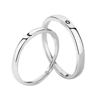 Adjustable Sun And Moon Promise Ring-xinru