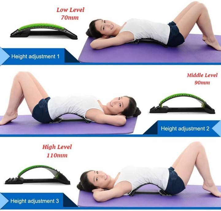 Chiropractic Multi-Level Back Stretcher For Low Back Pain Relief-xinru