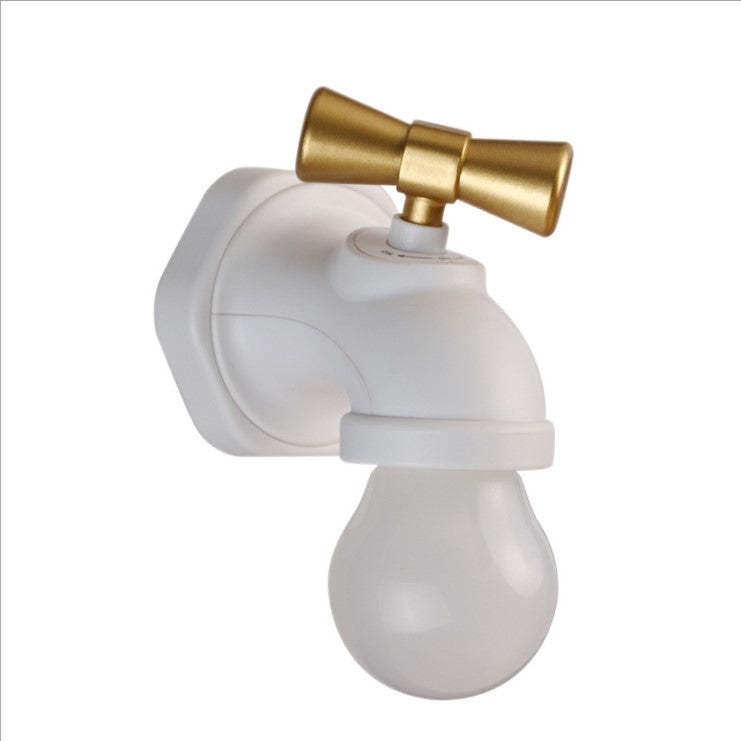 LED Antique Faucet Shape Rechargeable Voice Control Night Light-xinru