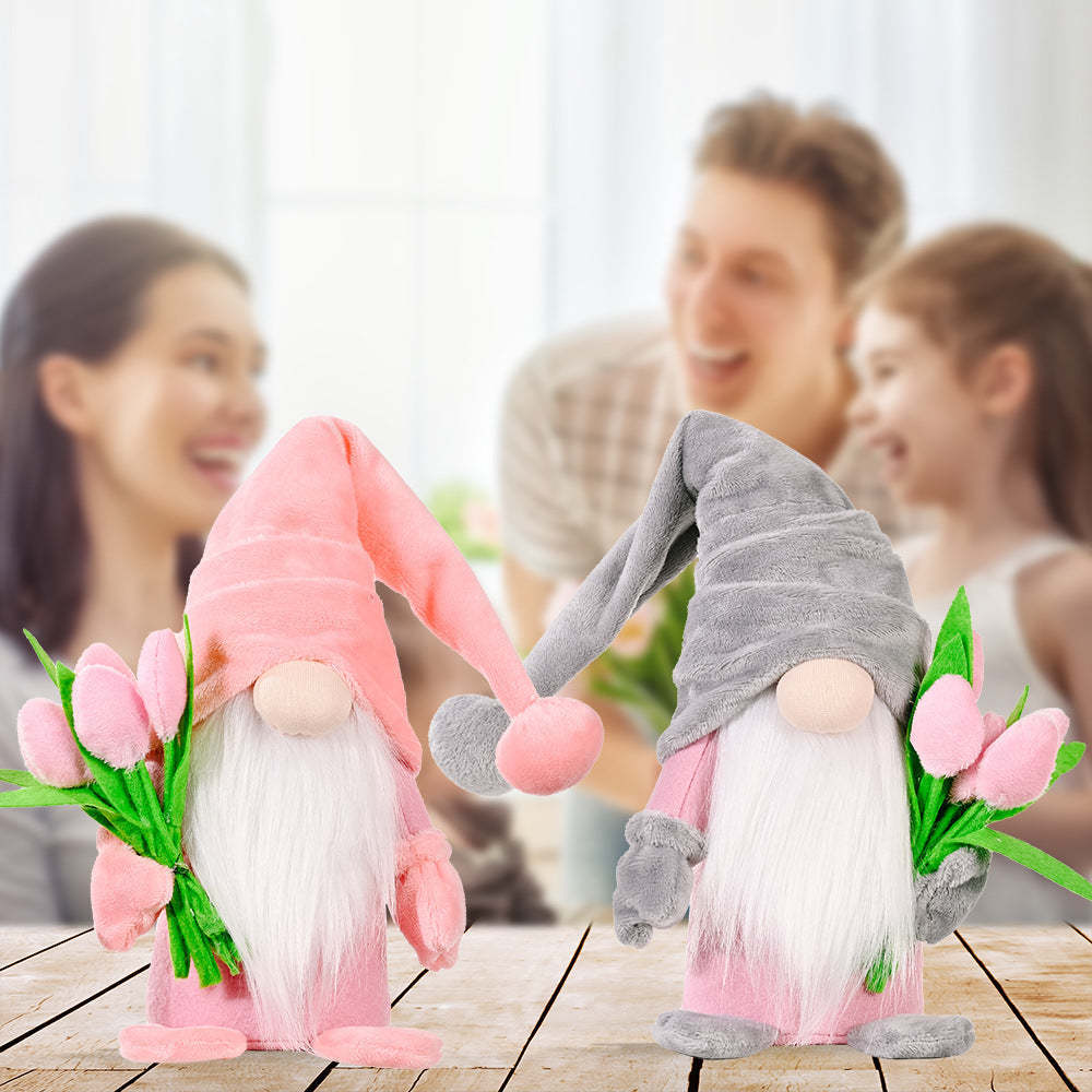 Mother's Day Gift Tulip Gnome Spring Home Decoration-xinru