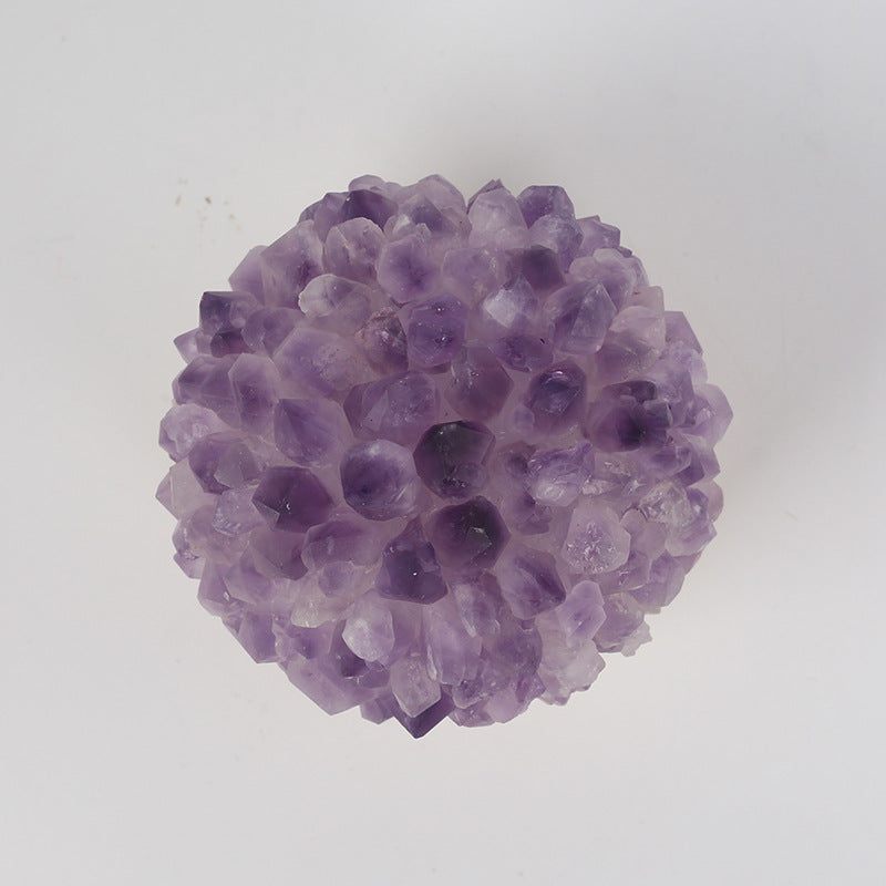 Natural Amethyst Raw Stone LED Lamp-xinru