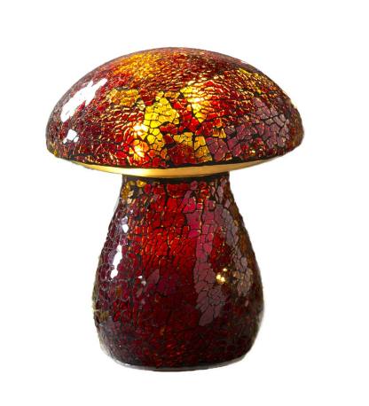Glass Mosaic Mushroom Lawn Ornament-xinru