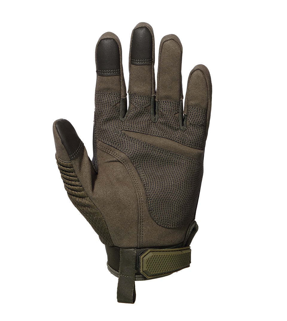 Drop Resistant Abrasion Resistant Knuckle Protection Tactical Gloves-xinru