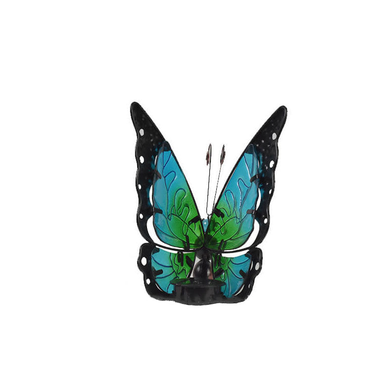 Solar Glass Butterfly Outdoor LED Decorative Garden Light-xinru