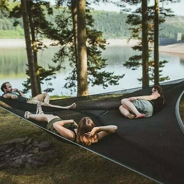 Multi-person hammock- patented 3 point design-xinru