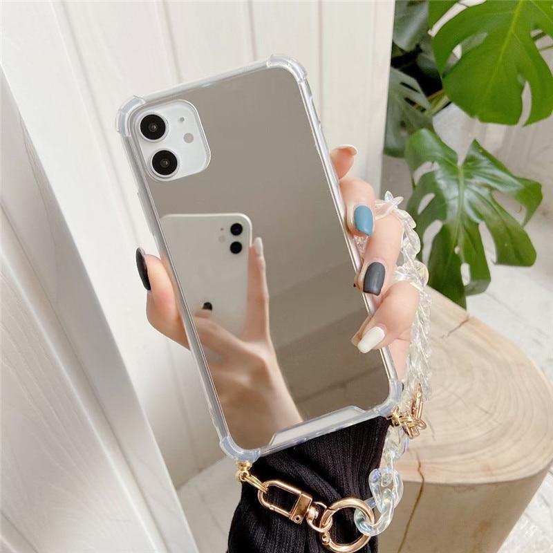 Luxury Mirror Chain Case-xinru