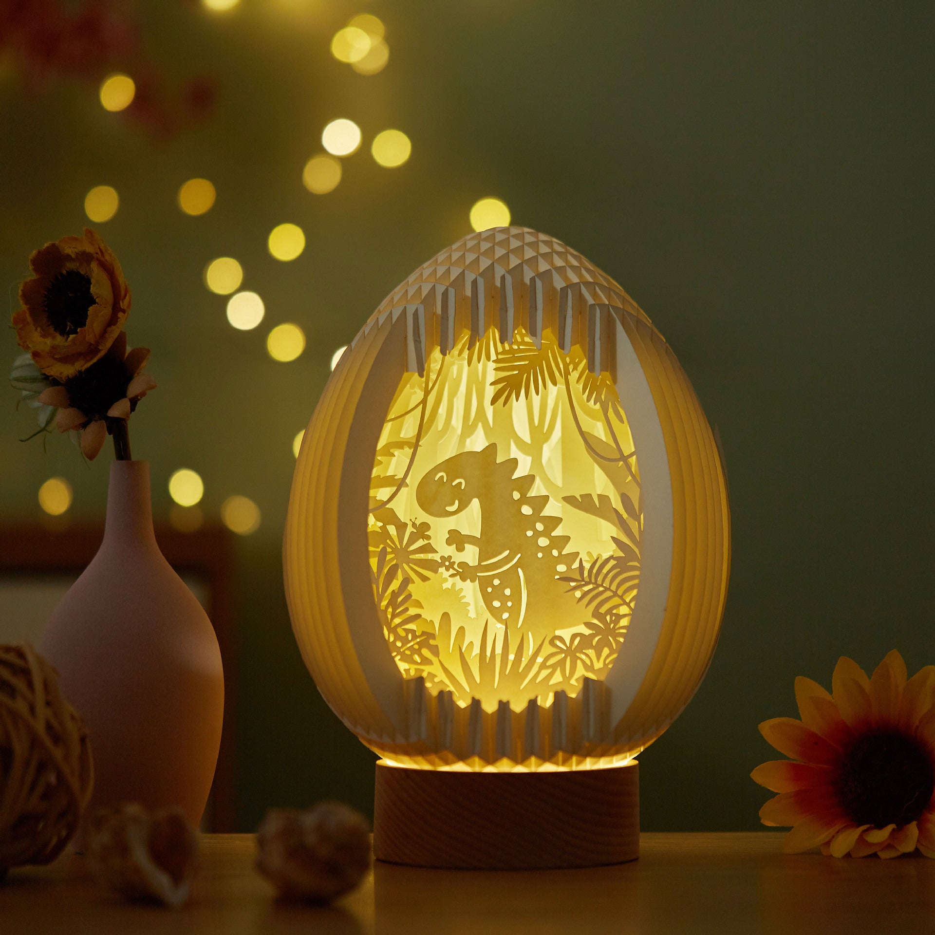 Paper Art Light And Shadow DIY Handmade Creative Paper Carving Lamp-xinru