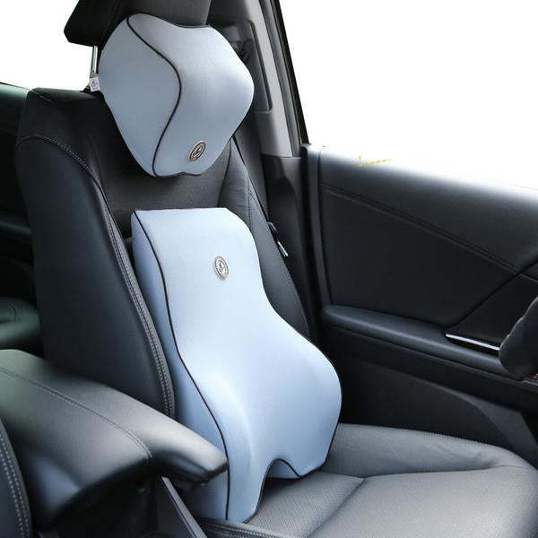Memory Foam Lumbar Back Support Cushion Headrest Pillow For Driver-xinru shop