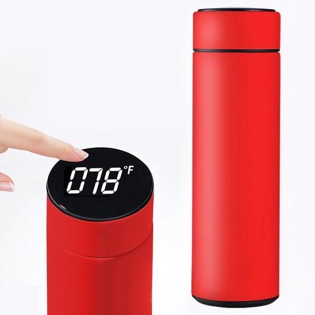 Intelligent Insulated Thermos Bottle with Temperature Display-xinru