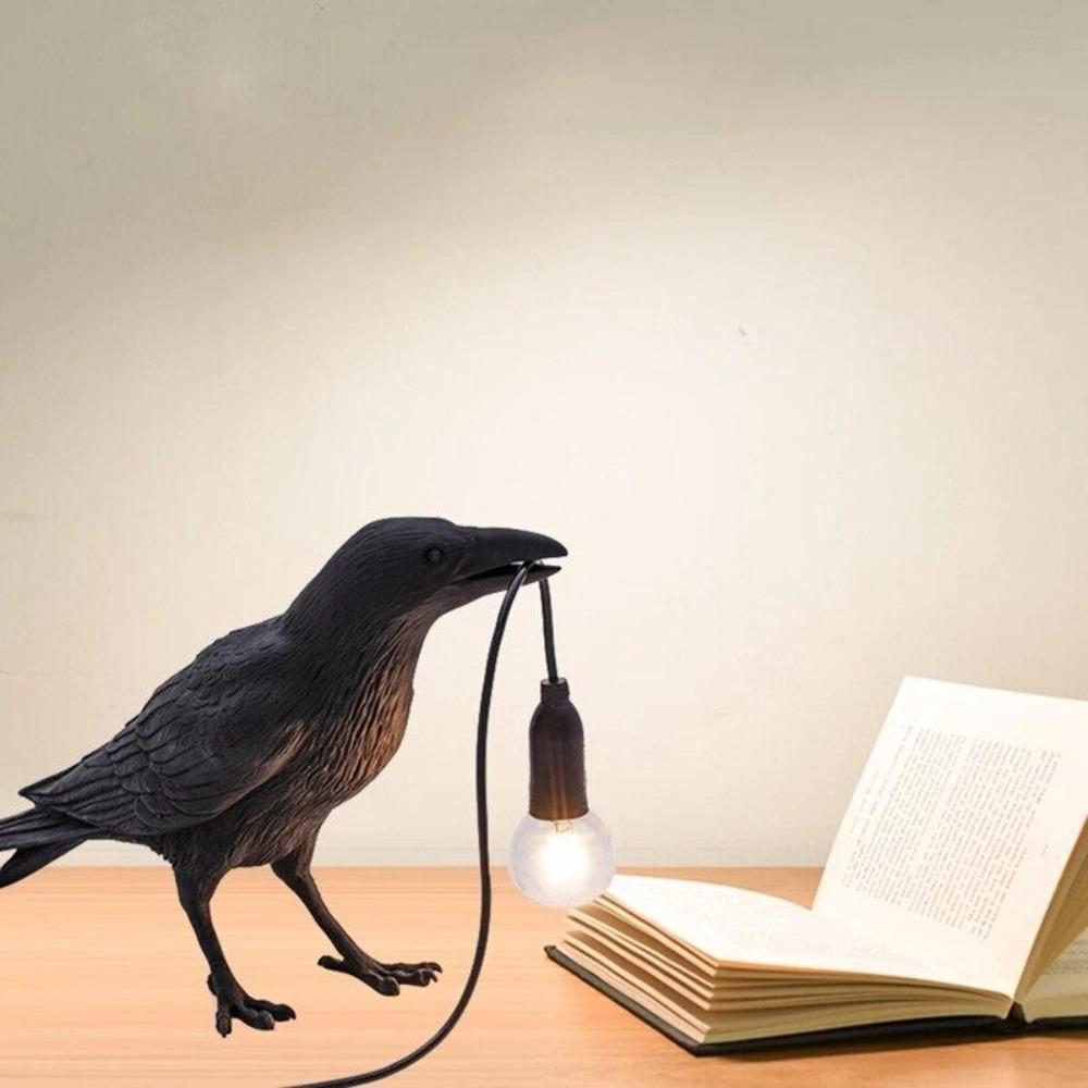 Auspicious Bird Raven Standing Table Lamp-xinru