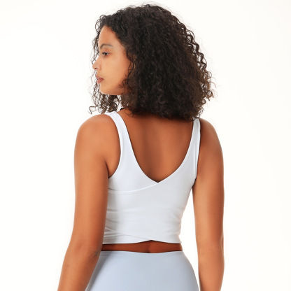 High Intensity Sports Bra Vest Style Seamless Sports Underwear Women's Running Sweat Absorbent Beauty Back Fitness Yoga Bra-xinru shop