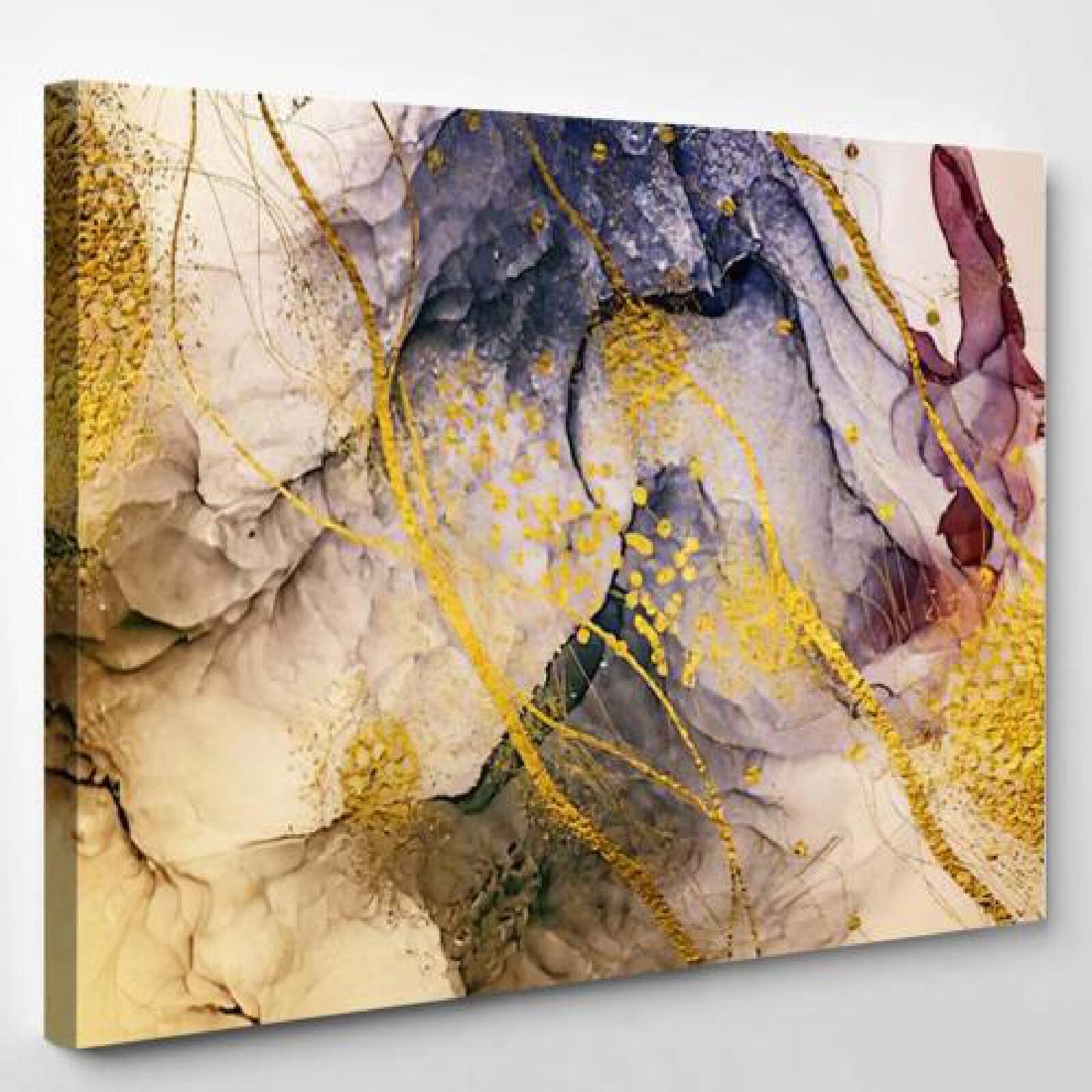 Exotic Art Golden Swirl Artistic Design-xinru shop