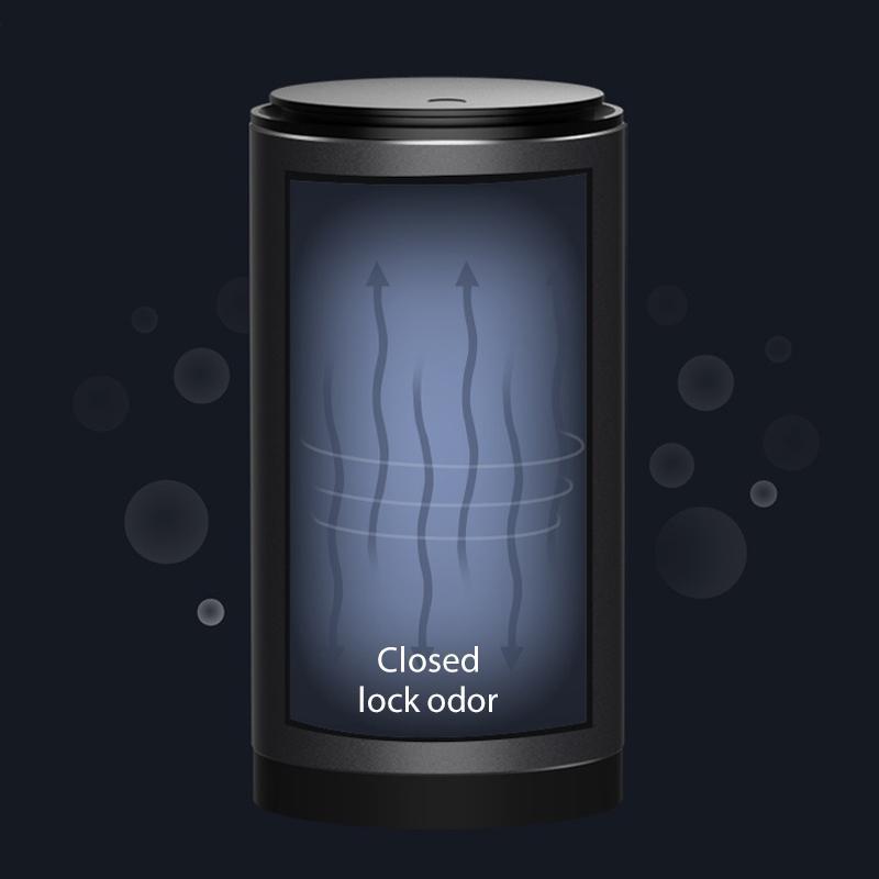 Car Trash Bin Alloy Garbage Can-xinru