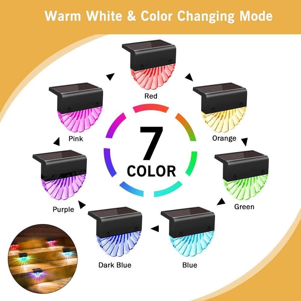 Waterproof Voltage Solar Powered Integrated LED Deck Light-xinru